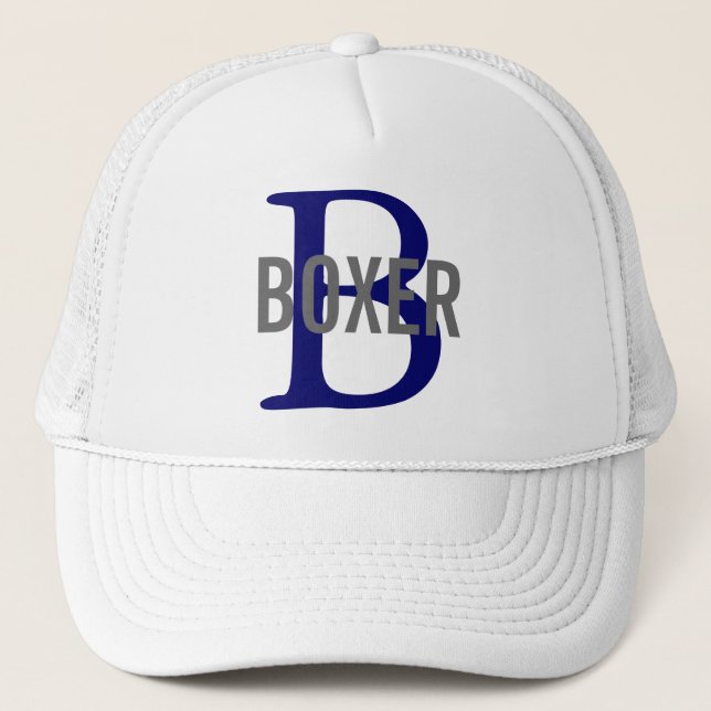 Casquette Casquette/casquette de camionneur de race de chien (Devant)