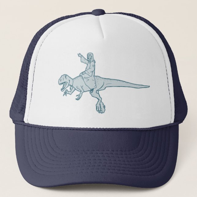 Casquette Casquette/casquette de cavalier de dinosaure de (Devant)