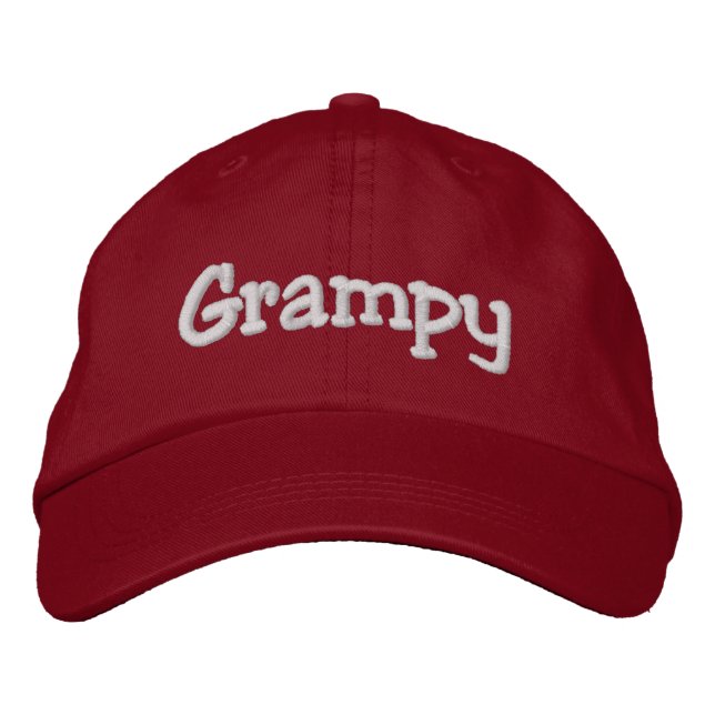 Casquette Casquette de baseball brodé Grampy | Rou (Devant)