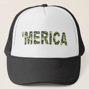 Casquette 'Casquette de camionneur de MERICA Camo
