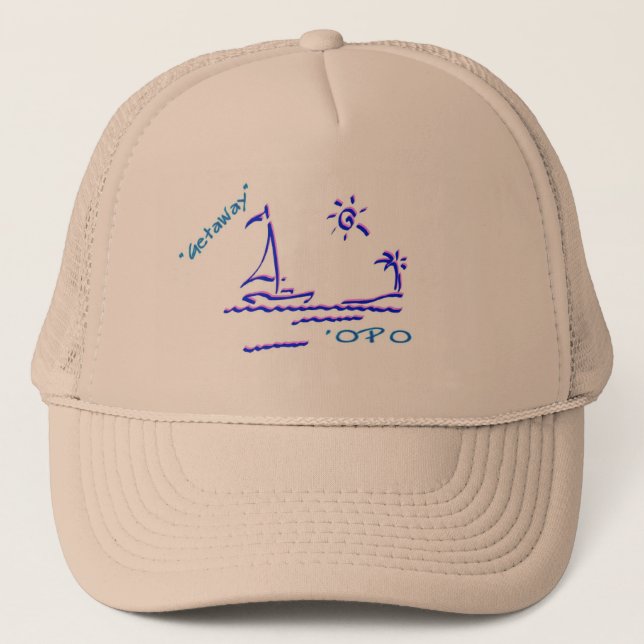 Casquette 'Casquette de fuite d'île d'OPO (Devant)