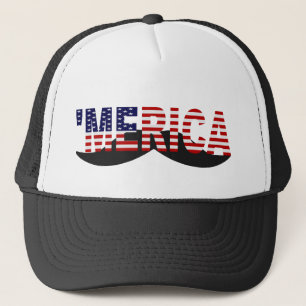 Casquette 'Casquette de moustache de drapeau de MERICA USA