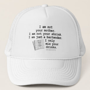Casquette, casquette - je suis UN BARMAN