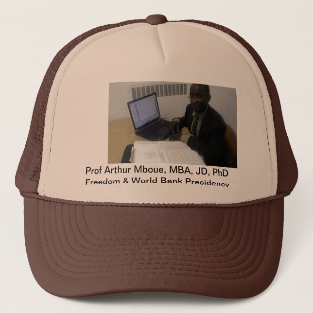 Casquette Casquettes, campagne de la présidence de banque (Devant)