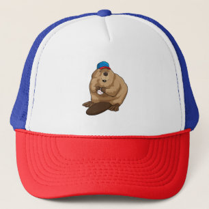 Casquette Castor au baseball avec baseball