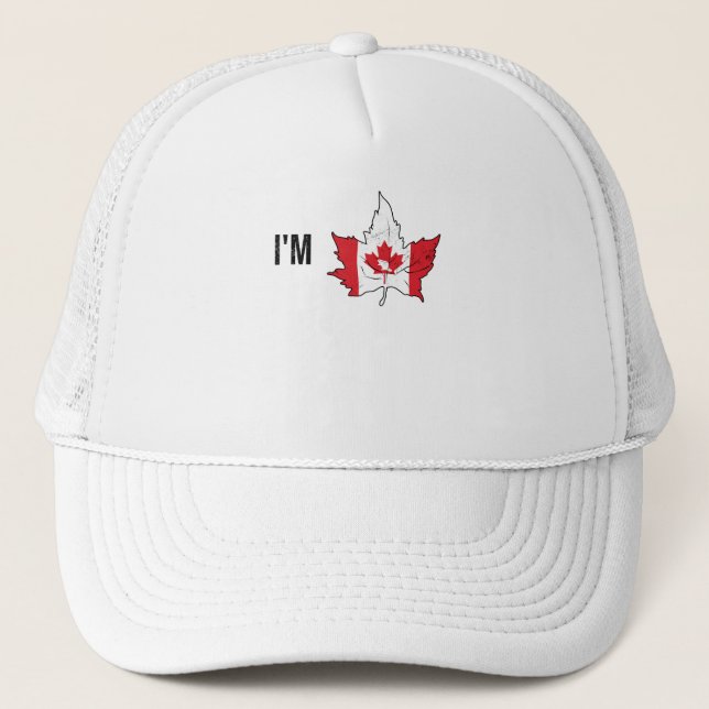 Casquette Castor de feuilles d'érable Canadiens Fête du Cana (Devant)