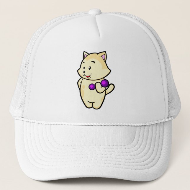 Casquette Cat Biceps formation avec Dumbbell (Devant)