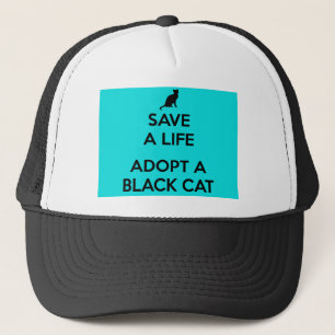 Casquette Cat Black Cat Black Cat Appreciation Day Adopt