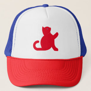 Casquette Cat dit bonjour