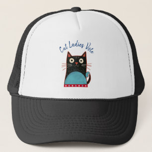 Casquette Cat Ladies Vote Script Féministe Russe Drôle migno