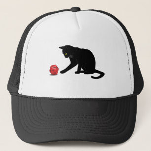 Casquette Cat Rolling Dice RPG Rôle Jeu Jeux Jeu Jeu Lov