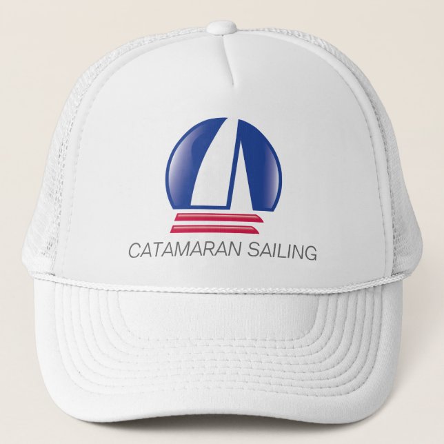 Casquette Catamaran Sailing_Pontoon Racing_Blue Moon (Devant)