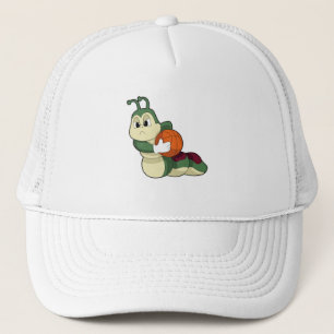Casquette Caterpillar comme joueur de basket-ball avec baske