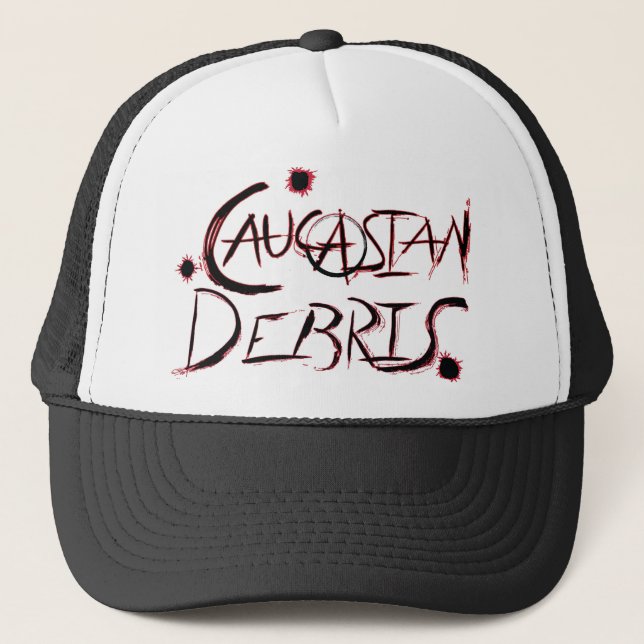 Casquette caucasien de camionneur de débris (Devant)
