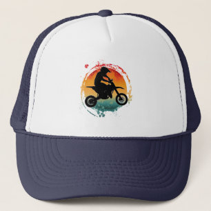 CASQUETTE CAVALIER DE MOTOCROSS RÉTRO VINTAGE