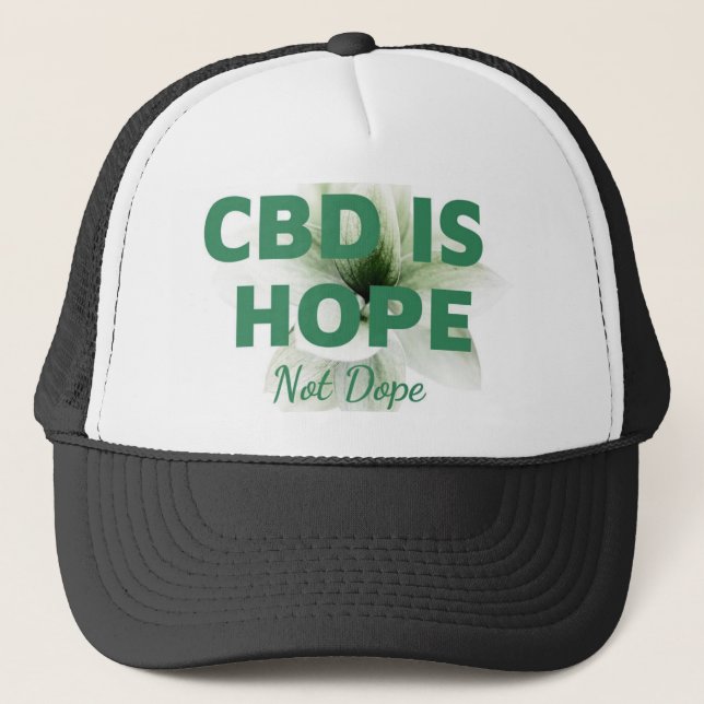 Casquette CBD est espoir (Devant)