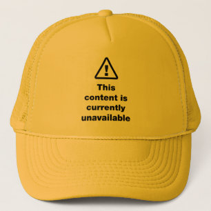 Casquette ⚠ Ce Contenu N'Est Actuellement Pas Disponible