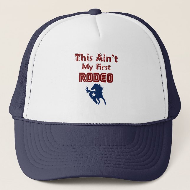 Casquette Ce n'est pas mon premier rodéo (Devant)