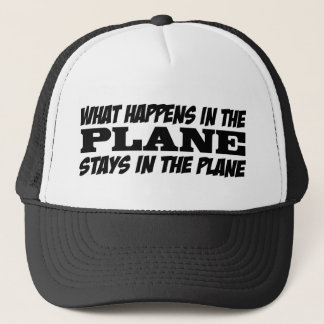 Casquette Ce qui se produit dans l'avion