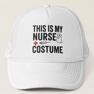 Casquette Ceci est mon costume d'infirmière drôle fantôme se