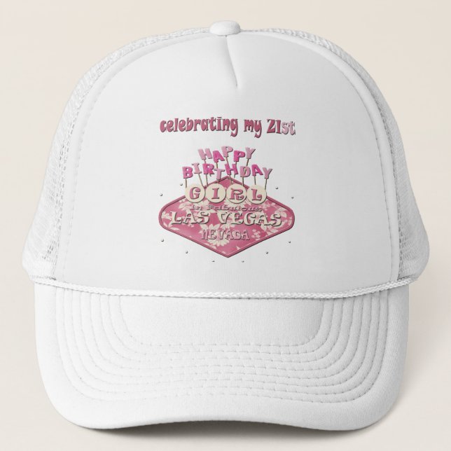 Casquette célébrant le 21ème anniversaire de Las Vegas Casqu (Devant)