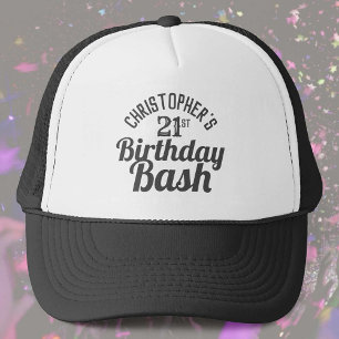 Casquette Célébration du chapeau de camion de 21 ans