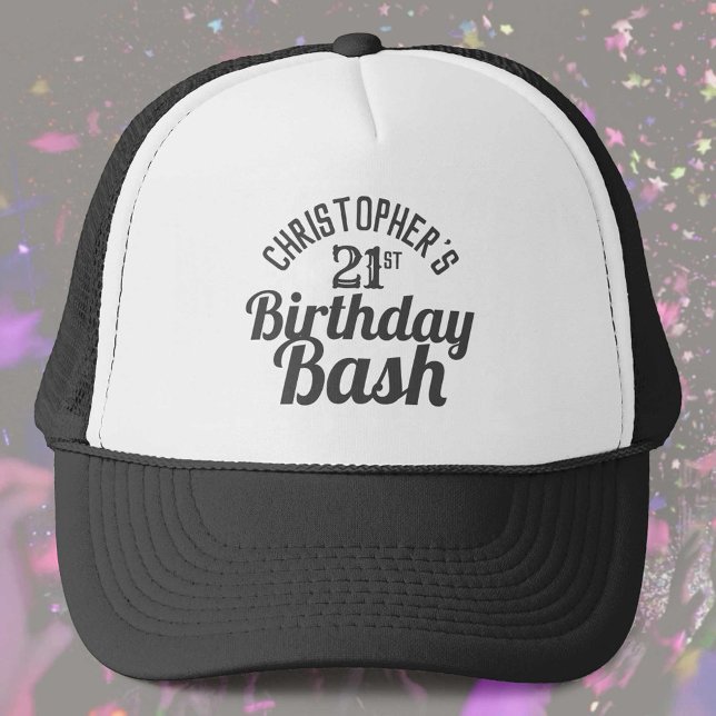 Casquette Célébration du chapeau de camion de 21 ans (Créateur téléchargé)
