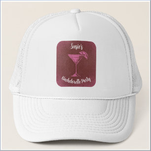 Casquette Célébration du Cocktail Rose Cute