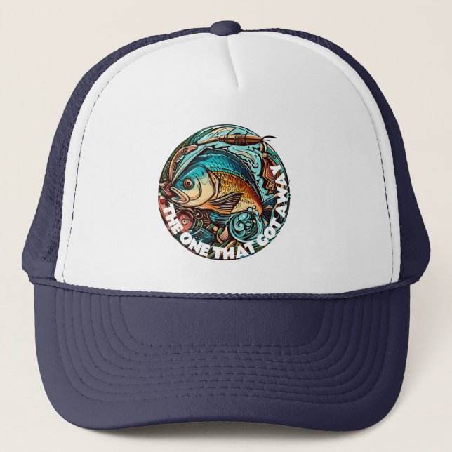 Casquette Celui Qui S'Est Retiré De La Pêche (Devant)