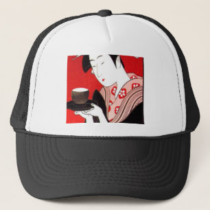 Casquette Cérémonie japonaise du thé de dame Art Imprimer