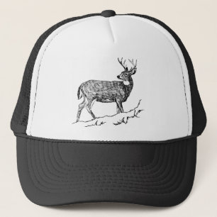 Casquette Cerfs communs/blanc - virginian Calvi coupé la