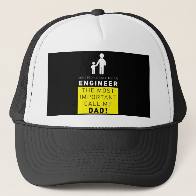 Casquette certaines personnes m'appellent ingénieur le plus  (Devant)