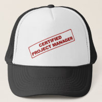 Casquette certifié de chef de projet
