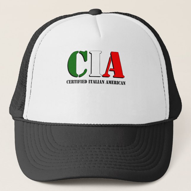 Casquette Certifié Italien Américain (Devant)