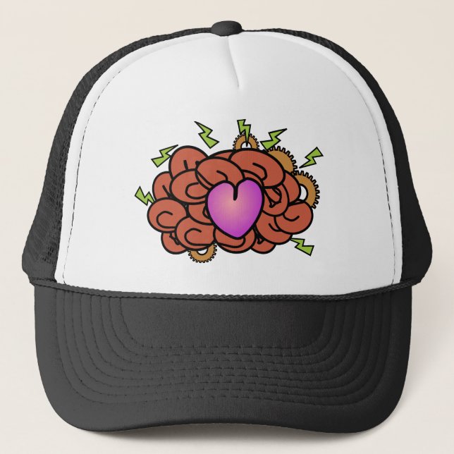 Casquette Cerveau Aller Voir Les Engrenages Travailler (Devant)