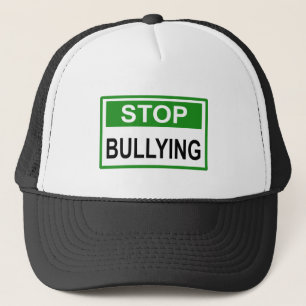 Casquette Cesser le signe d'intimidation vert