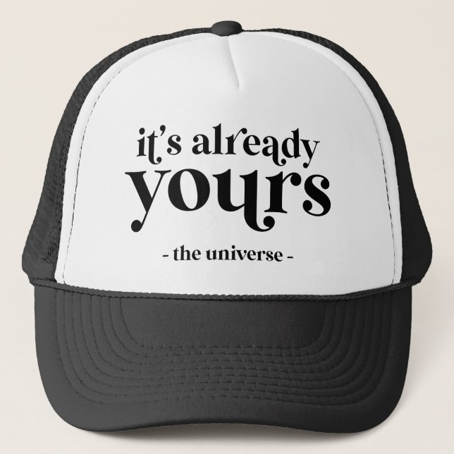 Casquette C'est déjà le vôtre - L'Univers (Devant)