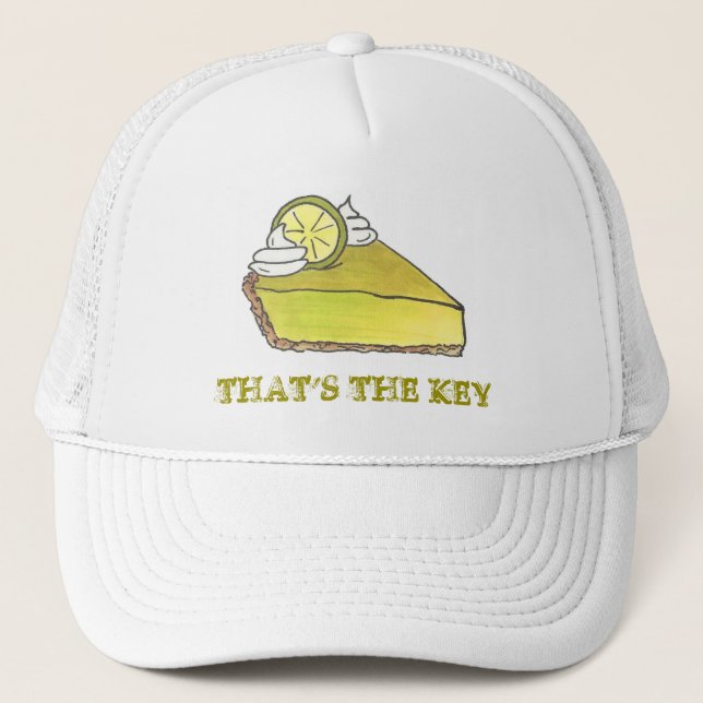 Casquette C'est la tranche de tourte de citron vert clé en F (Devant)