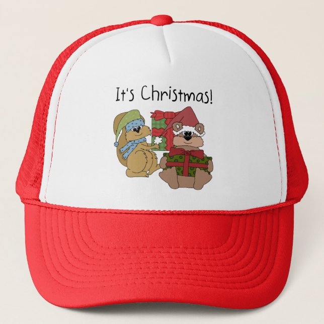 Casquette C'est les T-shirts et cadeaux de Noël (Devant)