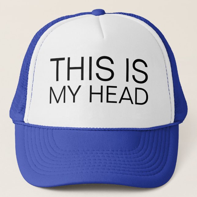 Casquette c'est ma tête (Devant)