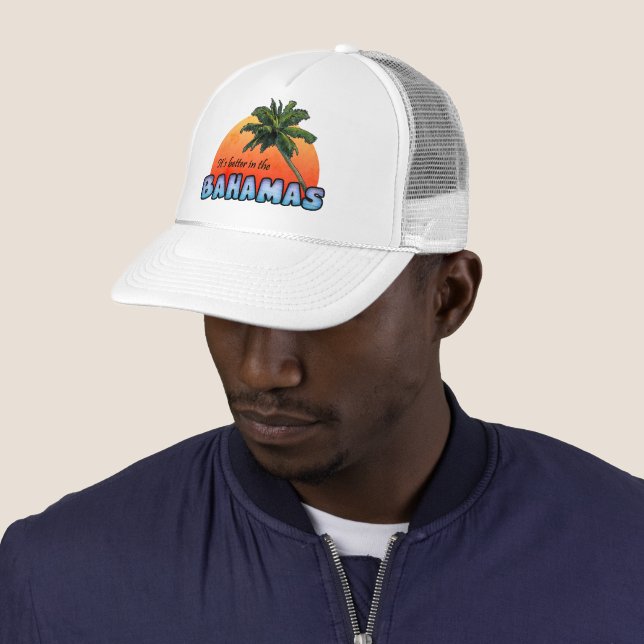 Casquette C'est mieux aux Bahamas (En situation)