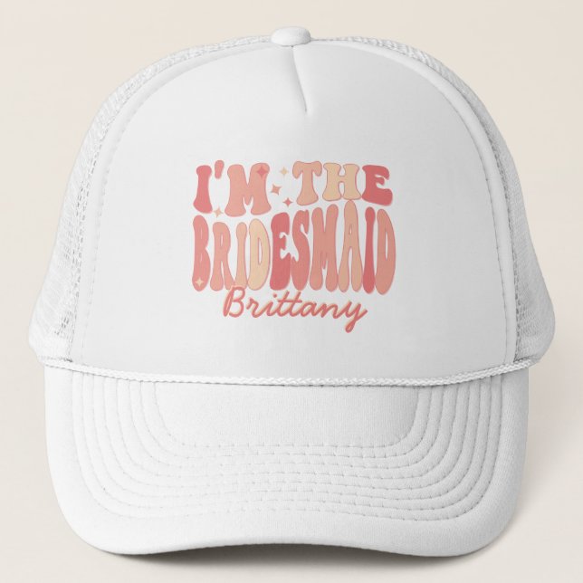 Casquette C'est moi Salut Je suis la demoiselle d'honneur C' (Devant)