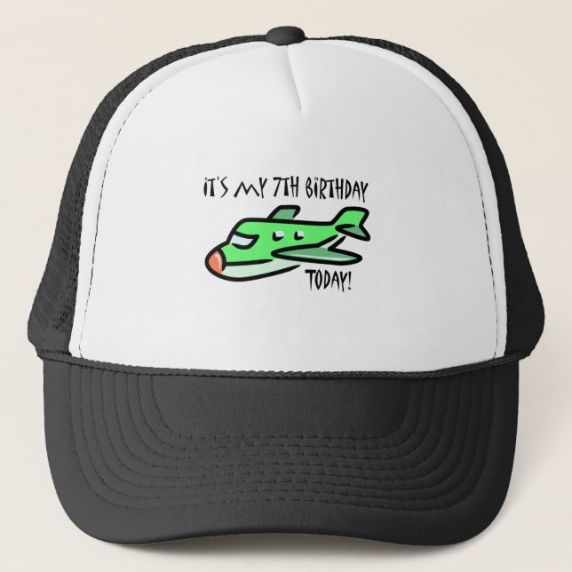 Casquette C'est mon 7e anniversaire aujourd'hui (Devant)