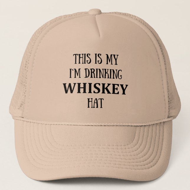 Casquette c'est mon whisky que je bois (Devant)