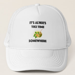Casquette C'est toujours partie de Tiki de temps de Tiki