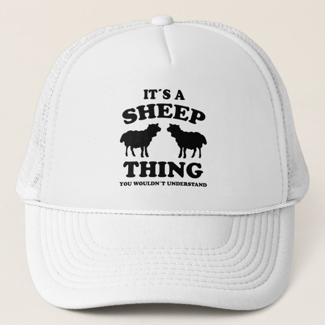 Casquette C'Est Un Mouton Design Sheeps Lamb Farmer Cadeau (Devant)