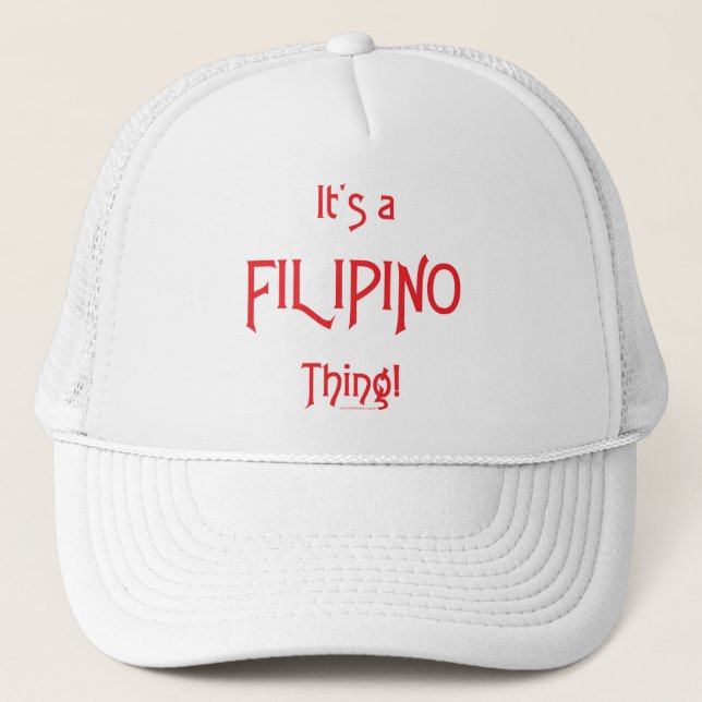 Casquette C'est une chose philippine ! (Devant)