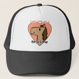 Casquette Cette fille est un amoureux du cheval