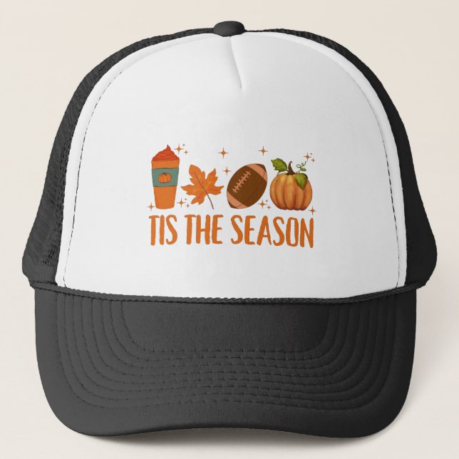 Casquette Cette Saison Automne Halloween Automne Halloween (Devant)