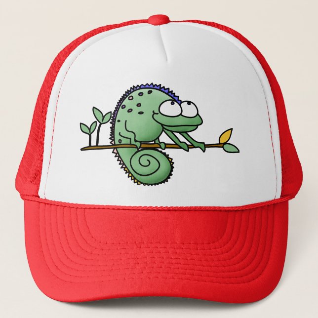 Casquette Chameleon Cute Funny (Devant)